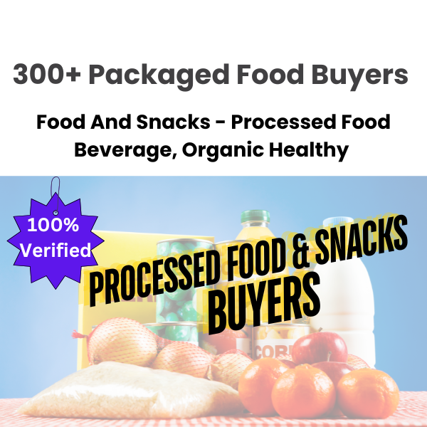 Processed Food And Snacks Buyers